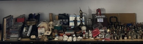 ASSORTED ORNAMENTS, CDS, VASES, PICTURE FRAMES AND OTHER GOODS