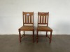 2 X WOODEN CHAIRS