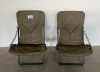 2 X JUMBO SAFARI CAMPING CHAIRS - 2