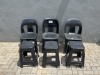 3 X PLASTIC CHAIRS AND 3 X PLASTIC STOOLS - 2