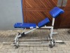 TROJAN EXERCISE BENCH AND 3 X WEIGHT BARS WITH WEIGHTS - 2