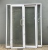 ALUMINIUM DOUBLE DOORS WITH GLASSES
