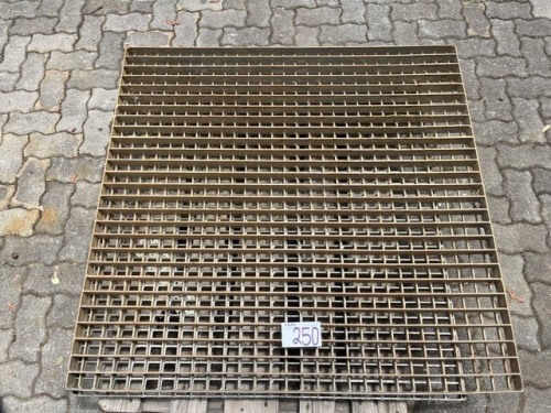 2 X STEEL GRIDS (DRIVEWAY)