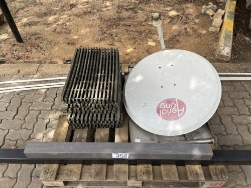 STAINLESS STEEL PAN, SQUARE TUBING, CONDUITS, RUBBER MATTS AND OTHER GOODS