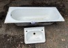 CAST IRON BATH TUB AND CAST IRON BATHROOM BASIN - 2