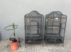 2 X BIRD CAGES , STEEL STAND AND OTHER GOODS - 2