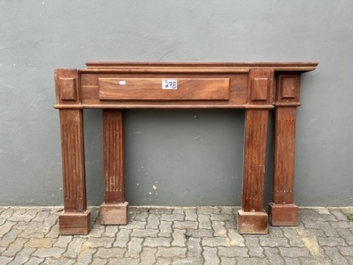 2 X WOODEN FIRE PLACE SURROUNDS