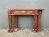 2 X WOODEN FIRE PLACE SURROUNDS