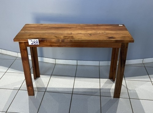 WOODEN SERVER TABLE (H770, W425, L1155)