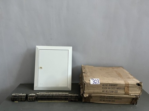 3 X DB BOXES AND CIRCUIT BREAKERS