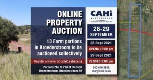 Portions 266, 267, 268, 269, 270, 271, 272, 273, 274, 275, 276, 277 AND 278 of the farm Broederstroom 481 JQ, R512 Road, Hartebeespoort