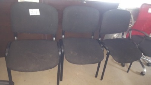 3 X OFFICE CHAIRS 