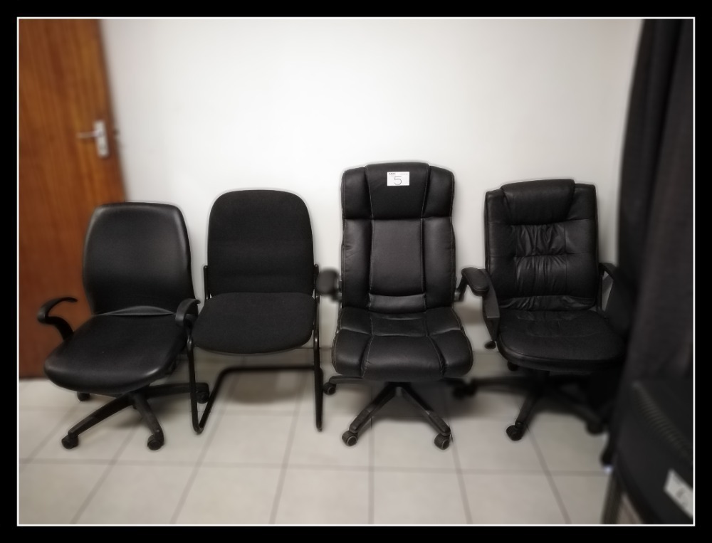 4 X ASSORTED OFFICE CHAIRS ONLINE ELECTRICAL & ENGINEERING