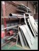 4 X BUILDER TRESTLES, ROUND STEEL PIPES, STEEL SHEETS, LIP CHANNELS, SQUARE TUBING, ANGLE IRON AND OTHER GOODS