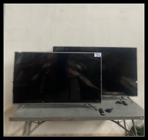 HISENSE 65" LED TV (SCREEN CRACKED) AND HISENSE 58" LED TV (SCREEN CRACKED