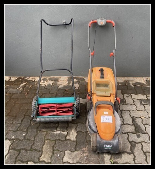 FLYMO ELECTRIC LAWN MOWER AND MANUAL LAWN MOWER (NOT WORKING) ONLINE