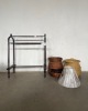 TOWEL STAND, LAMP SHADE AND CANE BASKET - 3