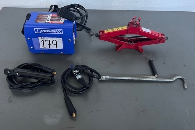 PROMAX PW-120 INVERTOR WELDER (SWITCHING ON) AND CAR JACK ART ...
