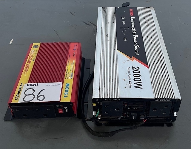 JYINS 1500W UNINTERUPTIBLE POWER SOURCE/ INVERTER AND GAMISTAR 1500W ...